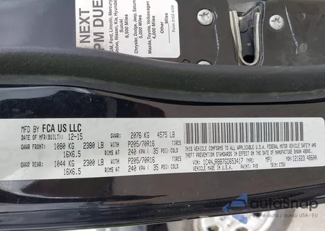 2016 Jeep Patriot Sport z USA, uszkodzony, nr VIN 1C4NJRBB7GD653417